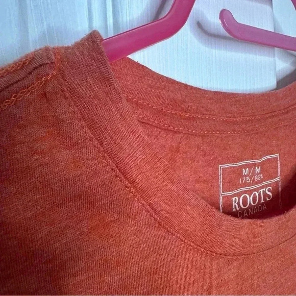 Roots T-Shirt Orange & Yellow Size Medium - Picture 6 of 16